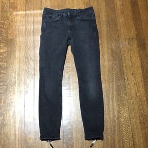 $ FIRM!ZARA premium skinny jeans with ankle zip